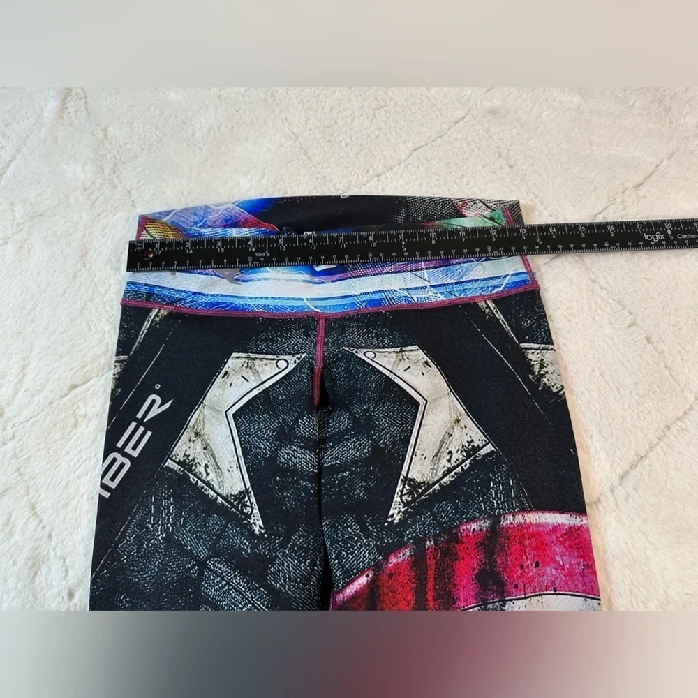 Fiber Heroes Limited Edition captain america one size fits all athletic leggings